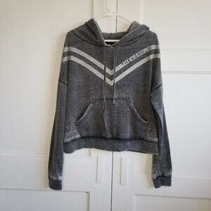 Jessica Simpson Stonewash Gray Hoodie Size Medium
